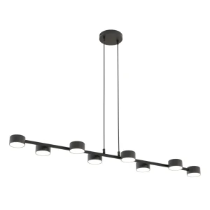 Lampa wisząca Megara czarny 8x GX53 - Emibig