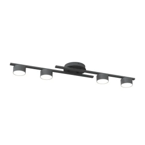 Lampa sufitowa Fragment czarny 4x GX53 - Emibig