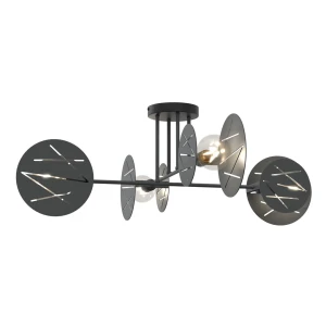 Lampa sufitowa Frick czarny 4x E27 - Emibig