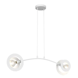 Lampa wisząca Euforia biały 2x E27 - Emibig
