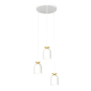 Lampa wisząca Target biały 3x E27 - Emibig