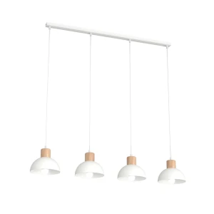Lampa wisząca Seco biały 4x E27 - Emibig