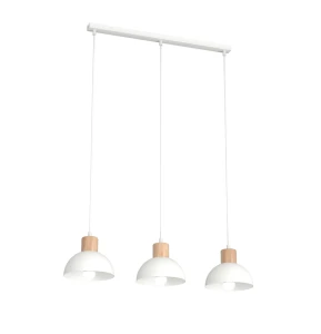 Lampa wisząca Seco biały 2x E27 - Emibig