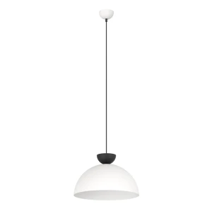 Lampa wisząca Lunaro biały/czarny 1x GX53 - Emibig