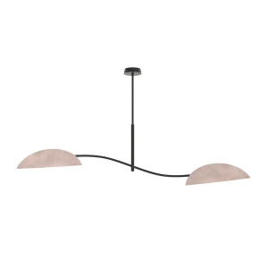 Lampa sufitowa LOTUS 2 BL GRAY 2xE14 szaro-czarna 1462/2 Emibig