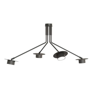 Lampa wisząca Mizu czarny 4x GX53 - Emibig