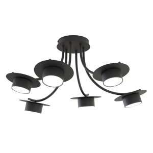 Lampa wisząca Enso czarny 6x GX53 - Emibig