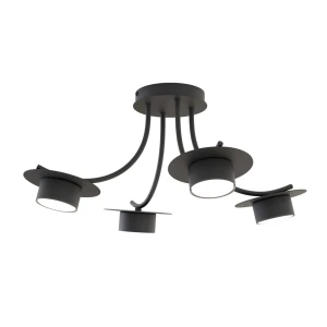 Lampa wisząca Enso czarny 4x GX53 - Emibig