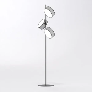 Lampa podłogowa Drumz czarny, szary 3x E14 - Emibig