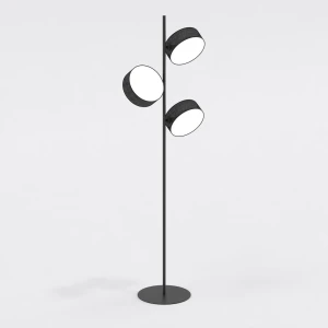 Lampa podłogowa Drumz czarny 3x E14 - Emibig