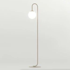 Lampa stojąca FLOR LP1 BL MOKKA 1xE14 beżowa 1497/LP1 Emibig