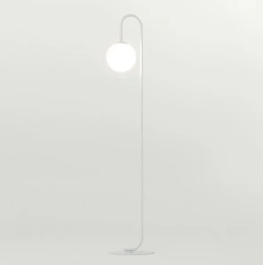 Lampa stojąca FLOR LP1 BL GRAY 1xE14 szara 1496/LP1 Emibig
