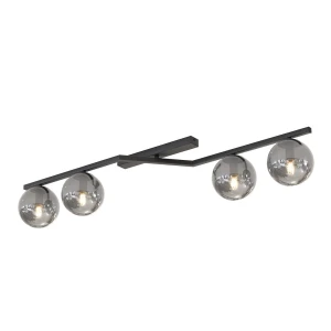 Lampa sufitowa NATON 4 BL GRAFIT 4xG9 czarno-grafitowa 1509/4 Emibig