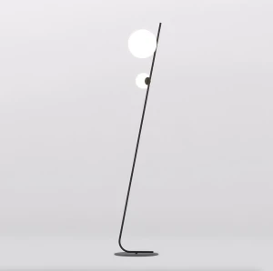 Lampa stojąca TATU LP2 BL BLACK 2xG9 czarna 1504/LP2 Emibig