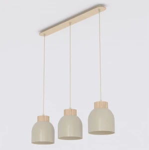 Lampa wisząca Vigo beżowy 3x E27 - Emibig