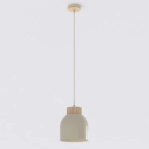 Lampa wisząca Vigo beżowy 1x E27 - Emibig