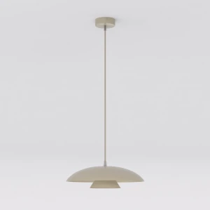 Lampa wisząca Babel beżowy 1x GX53 - Emibig