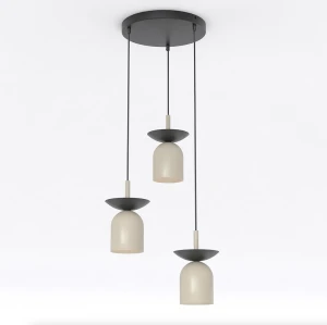 Lampa wisząca Ego mocha 3x E14 - Emibig