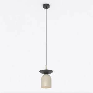 Lampa wisząca Ego mocha 1x E14 - Emibig