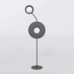 Lampa stojąca KISS LP2 BLACK 2xG9 czarna 1607/LP2 Emibig