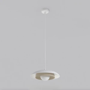 Lampa wisząca Skin biały 1x G9 - Emibig