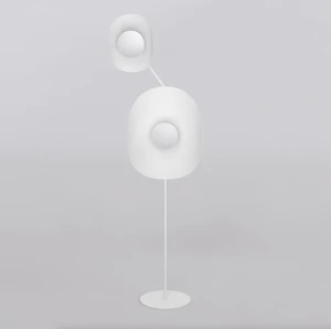 Lampa stojąca DELULU LP2 WHITE 2xG9 biała 1601/LP2 Emibig