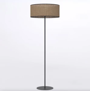 Lampa podłogowa Eco brązowy 1x E27 - Emibig
