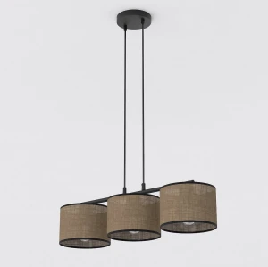 Lampa wisząca Eco brązowy 3x E27 - Emibig