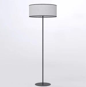 Lampa podłogowa Eco szary 1x E27 - Emibig