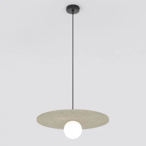 Lampa wisząca Calma beżowy 1x G9 - Emibig
