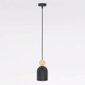 Lampa wisząca Mesi czarny 1x GU10 - Emibig