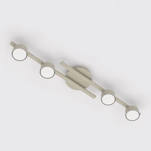 Lampa sufitowa FRAGMENT 4 MOKKA 4xGX53 beżowa 1690/4 Emibig