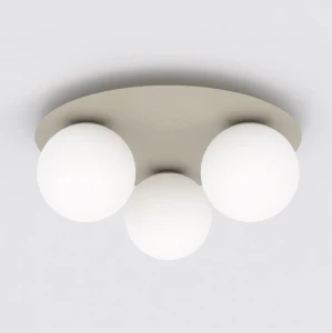 Lampa sufitowa SOLAR 3 MOKKA OPAL 3xE14 beżowa 1687/3 Emibig