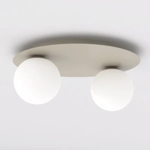 Lampa sufitowa SOLAR 2 MOKKA OPAL 2xE14 czarna 1687/2 Emibig