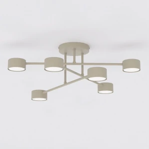 Lampa sufitowa HALO 6 MOKKA 6xGX53 beżowa 1680/6 Emibig