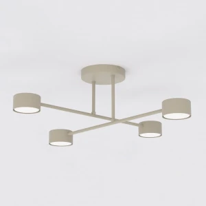 Lampa sufitowa HALO 4 MOKKA 4xGX53 beżowa 1680/4 Emibig