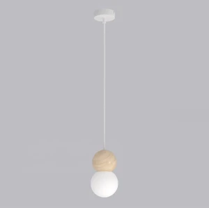 Lampa wisząca Loop biały 1x G9 - Emibig