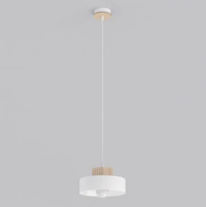 Lampa wisząca Kivi biały 1x E27 - Emibig