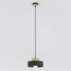 Lampa wisząca Kivi czarny 1x E27 - Emibig
