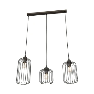 Lampa wisząca Vander czarny 3x E27 - Emibig