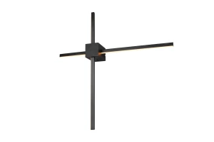 Kinkiet Cassino czarny LED zintegrowany 237770132 - Trio