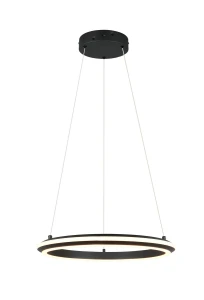 Lampa wisząca Amador czarny LED zintegrowany 331010132 - Trio