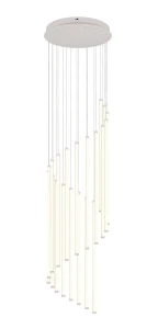 Lampa wisząca Baxter szary i odcienie szarości LED zintegrowany 330632076 - Trio