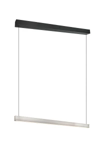 Lampa wisząca Wallace srebrny i odcienie srebra LED zintegrowany 347910107 - Trio