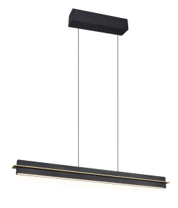 Lampa wisząca Emerson czarny LED zintegrowany 346710180 - Trio