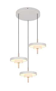 Lampa wisząca Keaton szary i odcienie szarości LED zintegrowany 340230376 - Trio