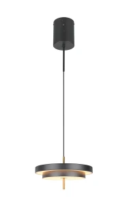 Lampa wisząca Keaton czarny, złoty i odcienie złota LED zintegrowany 340219180 - Trio