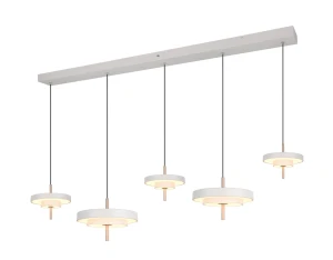 Lampa wisząca Keaton szary i odcienie szarości LED zintegrowany 340210576 - Trio