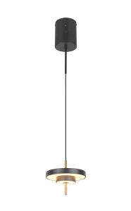 Lampa wisząca Keaton czarny, złoty i odcienie złota LED zintegrowany 340210180 - Trio