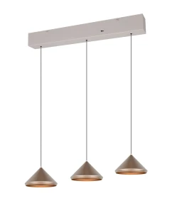 Lampa wisząca Laguna brązowy i odcienie brązu LED zintegrowany 336210365 - Trio